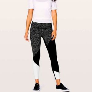 Lulu color block leggings